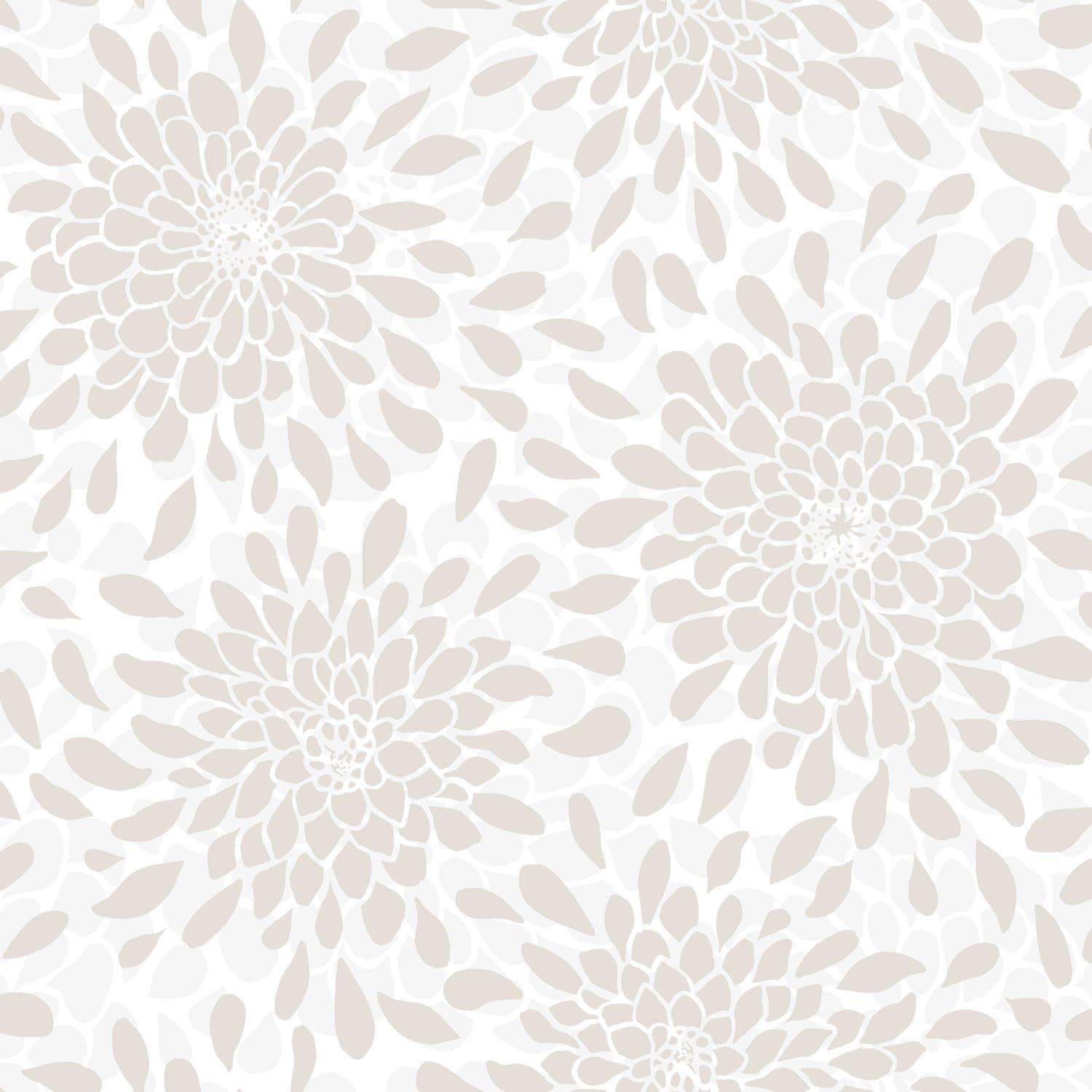 RoomMates Toss The Bouquet Peel & Stick Wallpaper: Removable Vinyl, Self-Adhesive Floral, Modern Botanical, Blue, 28 Sq Ft