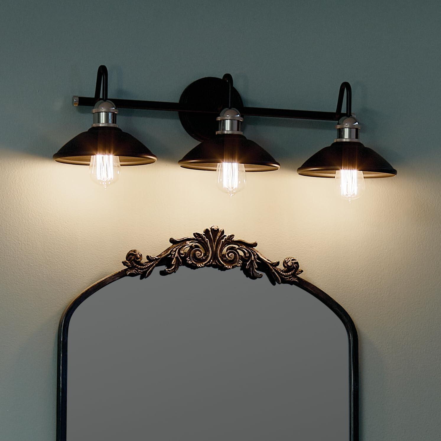 Kichler Lighting Clyde 3 - Light Vanity in  Black