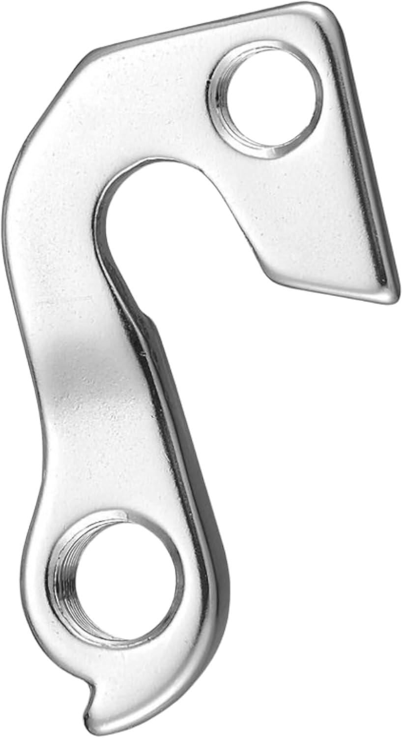 Silver Steel Rear Bike Derailleur Hanger with Bolt