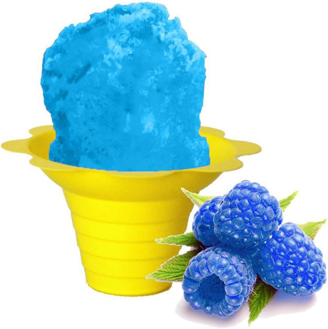 Hypothermias Shaved Ice & Snow Cone Syrup Variety Pack - Blue Raspberry, Tiger's Blood, Dreamcicle - 100% Pure Cane Sugar in a Gift Box