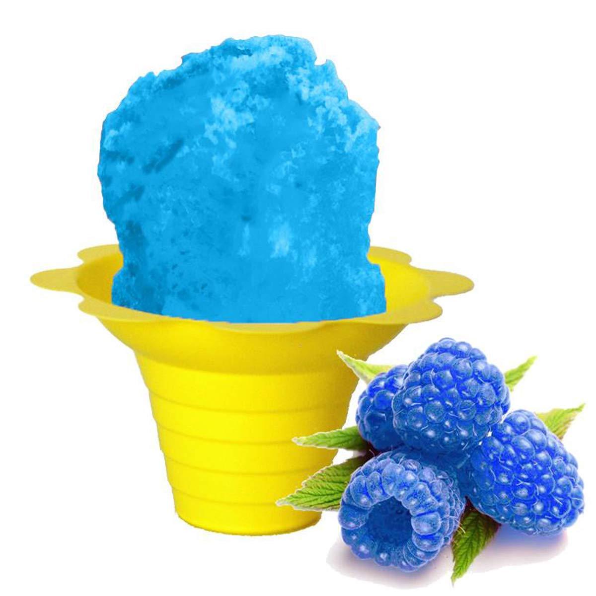 Hypothermias Shaved Ice & Snow Cone Syrup Variety Pack - Blue Raspberry, Tiger's Blood, Dreamcicle - 100% Pure Cane Sugar in a Gift Box