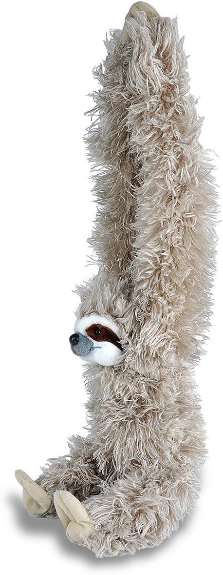 Wild Republic Hanging Monkey Three Toed Sloth Stuffed Animal, 20 Inches