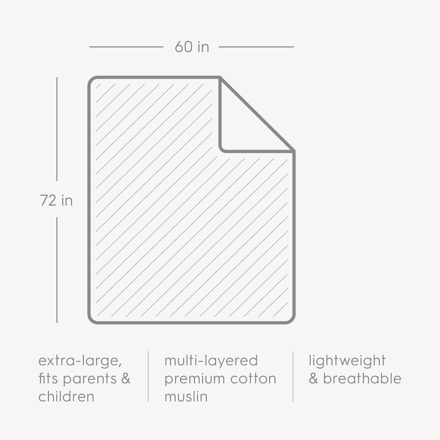 Watercolor Roses Cotton Muslin Reversible Toddler Quilt