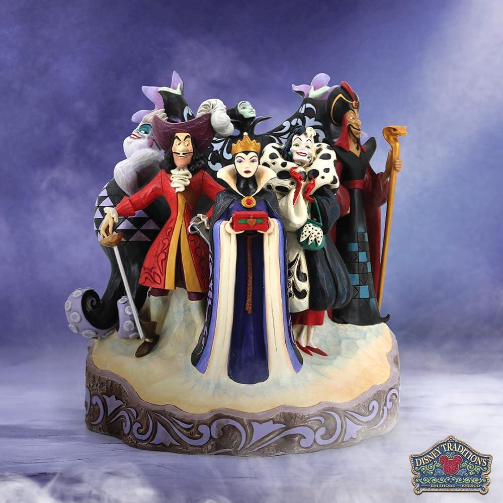 Jim Shore 8.0 Inch Mischief, Malice & Mayhem Villians Carved Figurines