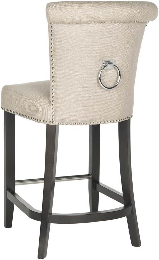 Addo Ring Counter Stool - HUD8241 - Beige - Safavieh