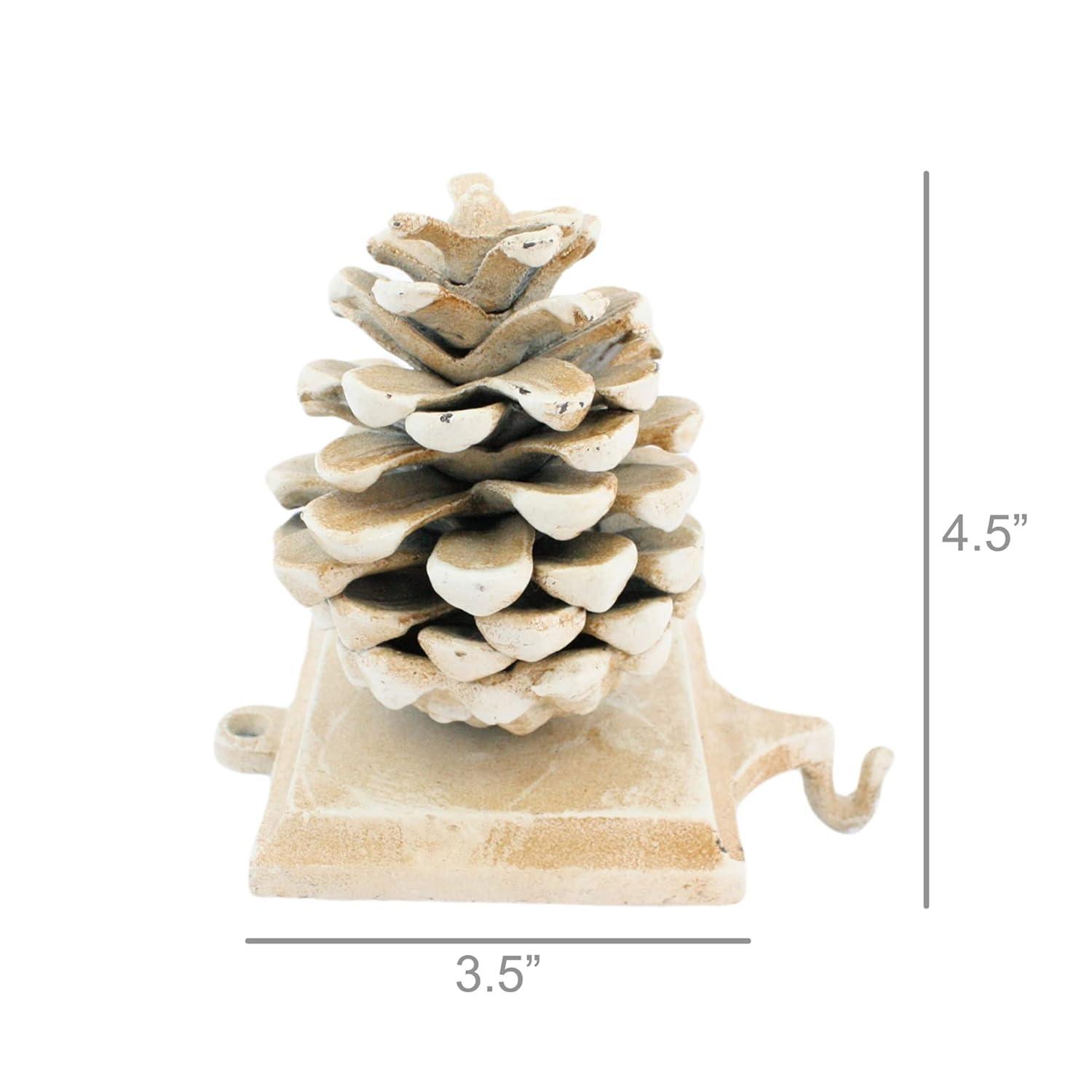 HomArt Stocking Holder Pinecone - Cast Iron