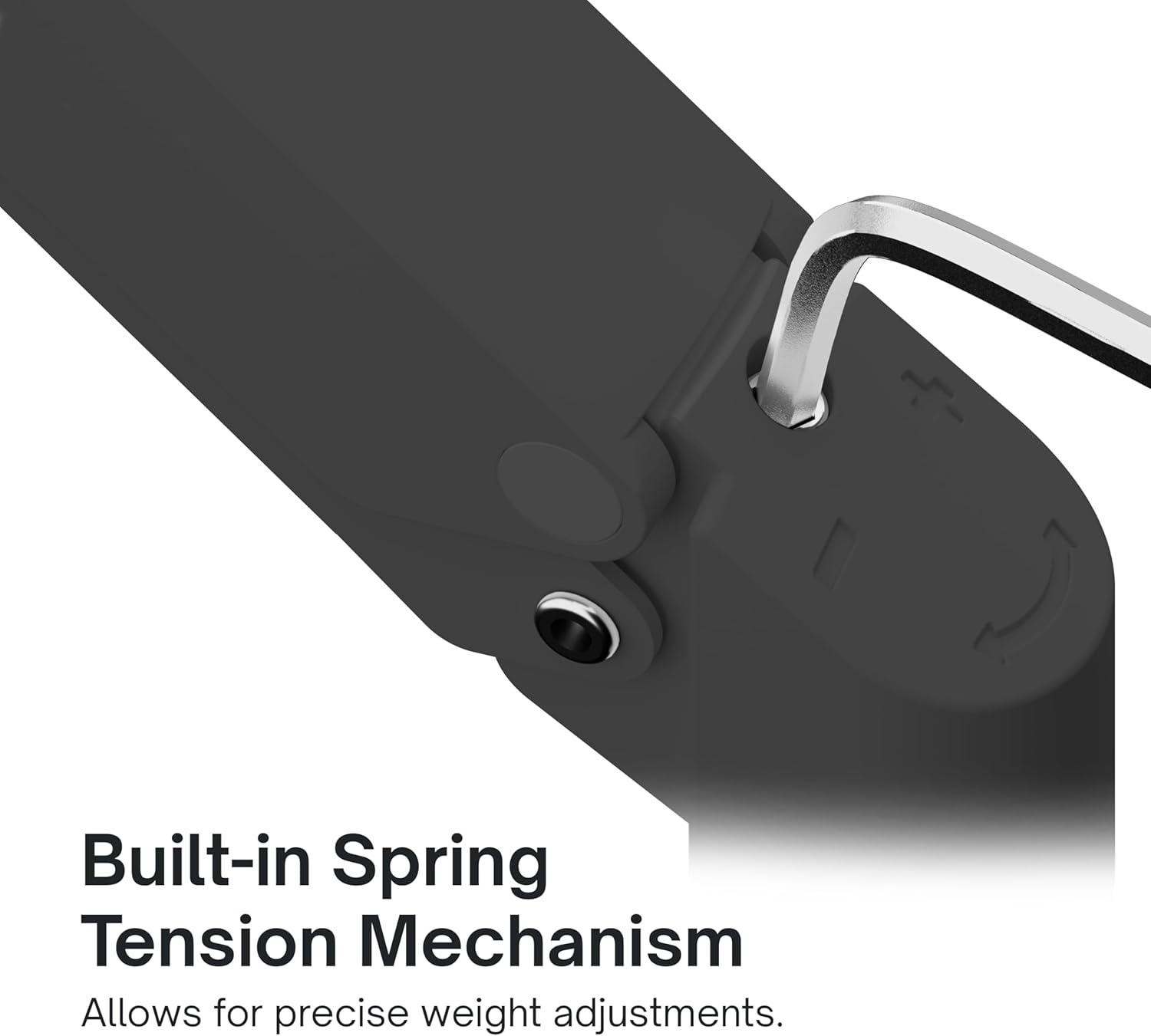 Pixio PS1S Wave Black Single Monitor Arm Stand Desk Mount - Fits up to 32 inches Monitors and up to 19.8lbs. VESA Compatibility and Integrated Cable Management