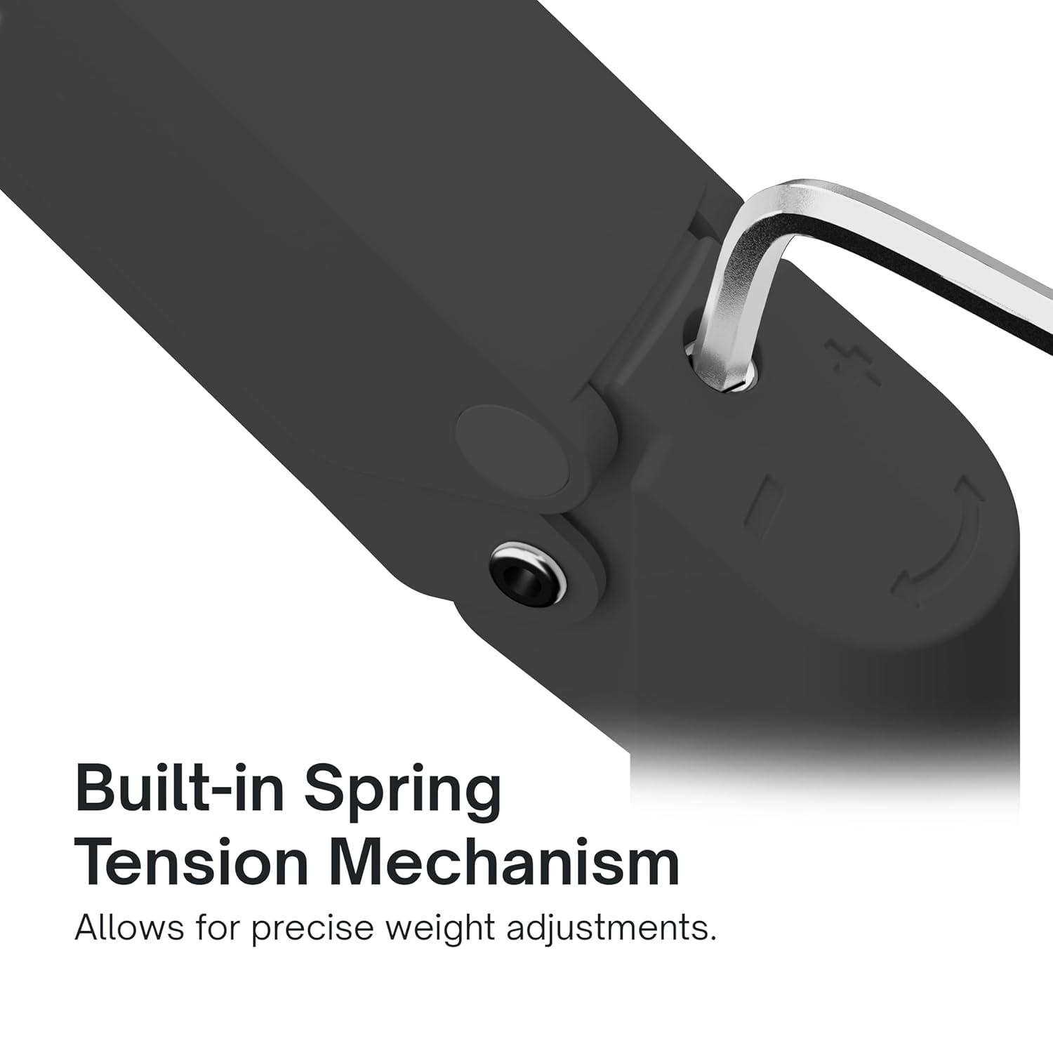 Pixio PS1S Wave Black Single Monitor Arm Stand Desk Mount - Fits up to 32 inches Monitors and up to 19.8lbs. VESA Compatibility and Integrated Cable Management