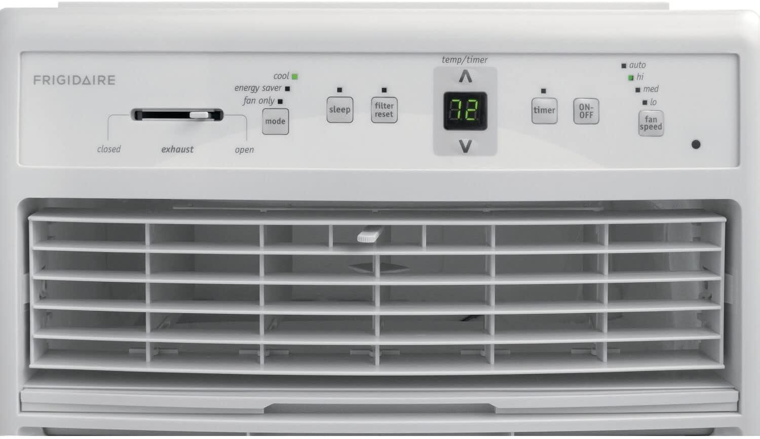 Frigidaire 10,000 BTU 450 Sq. Ft. Casement Window Air Conditioner with Remote, White, FFRS1022RE