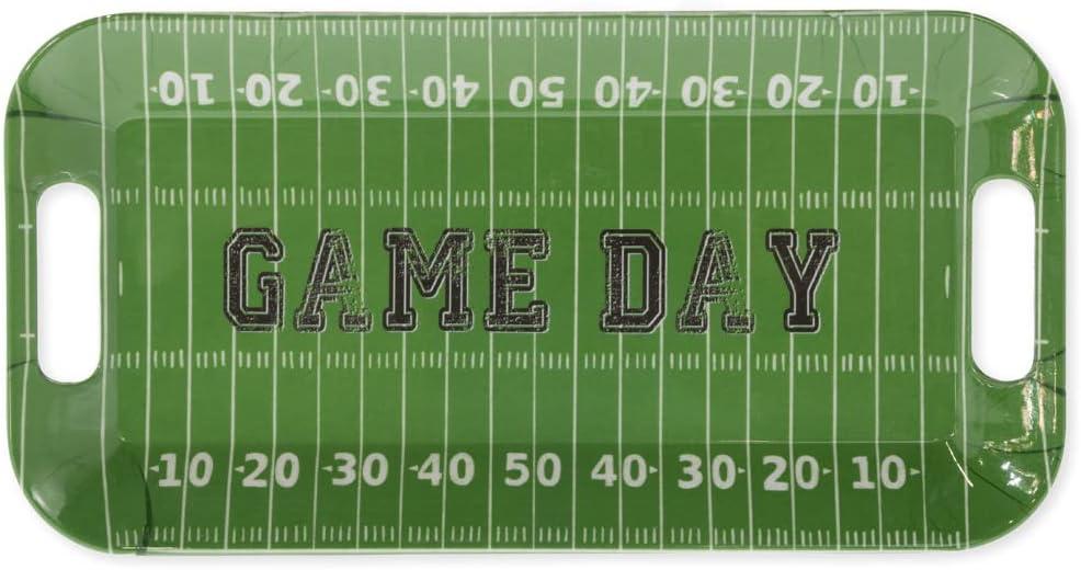 Boston International - 15" x 8" Melamine Serving Tray - Game Day