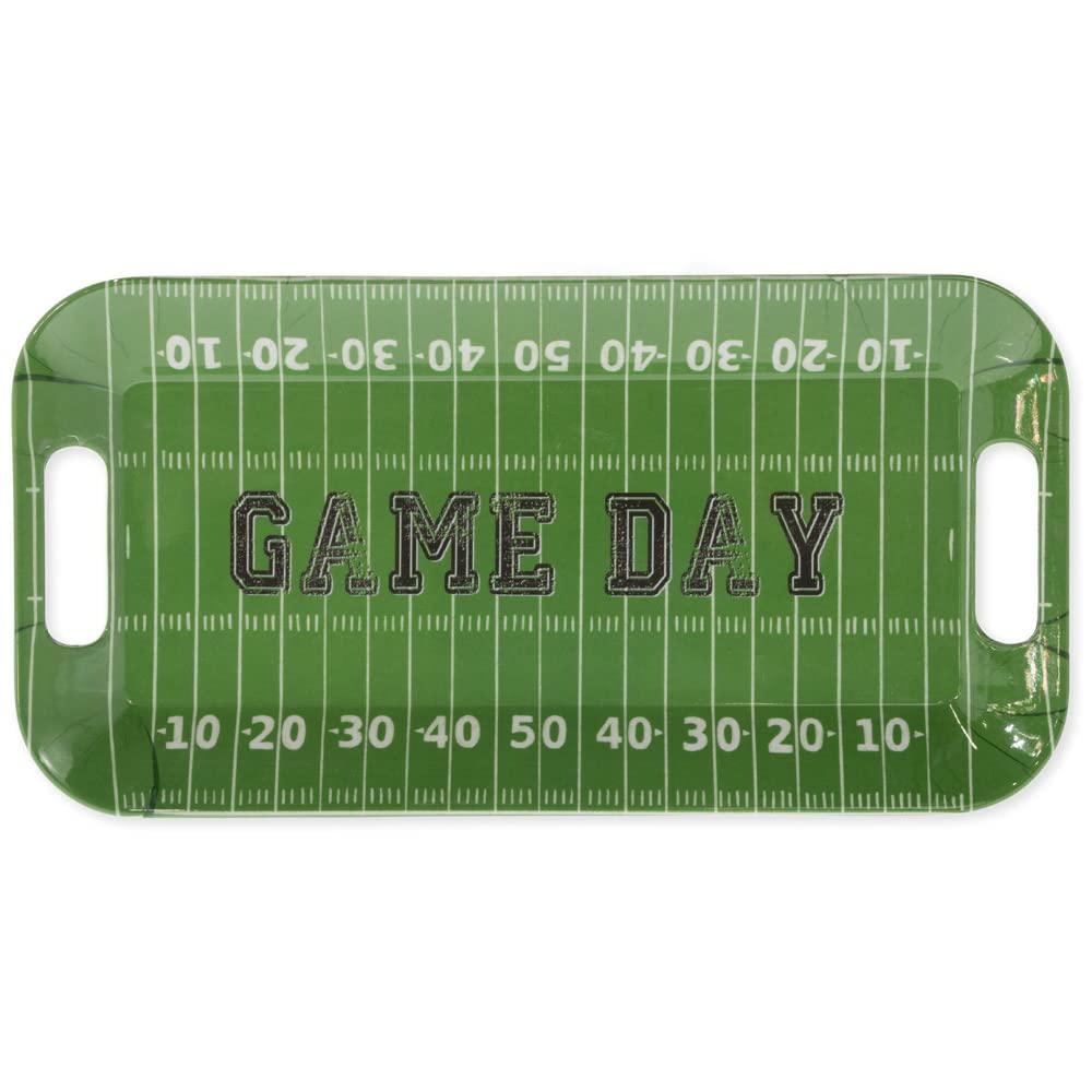 Boston International - 15" x 8" Melamine Serving Tray - Game Day