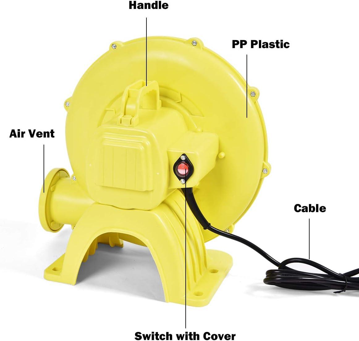 Yellow and Green Lightweight Corded Electric Handheld Air Blower