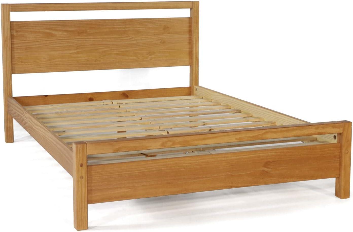 Loft Solid Wood Panel Bed
