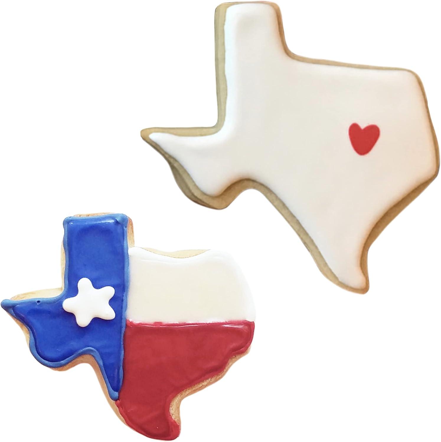 Ann Clark State of Texas Cookie Cutter Set, 2-Piece, Made in USA