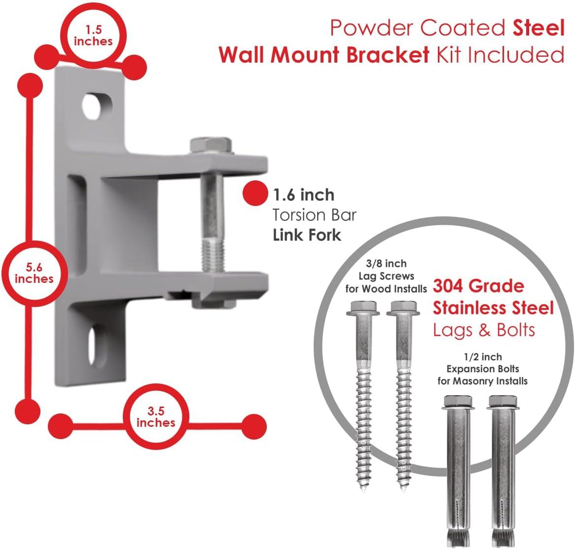 Advaning Advaning 10.5'' D Metal Cover Retractable Patio Awning