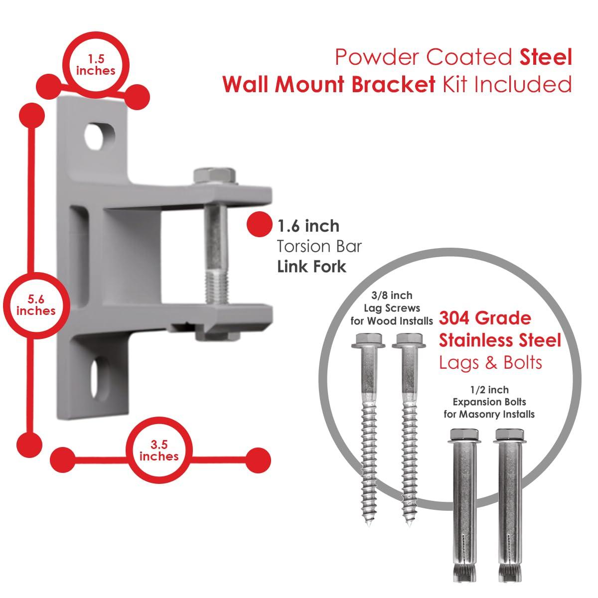 Advaning Advaning 10.5'' D Metal Cover Retractable Patio Awning