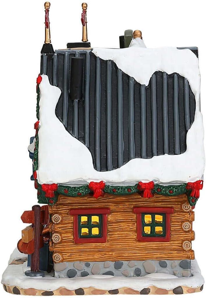 Lemax Christmas Snow Chalet Ski Lodge Tabletop Decoration Multicolor Porcelain 6.69 in. 1 pk - Case Of: 1; Each Pack Qty: 1