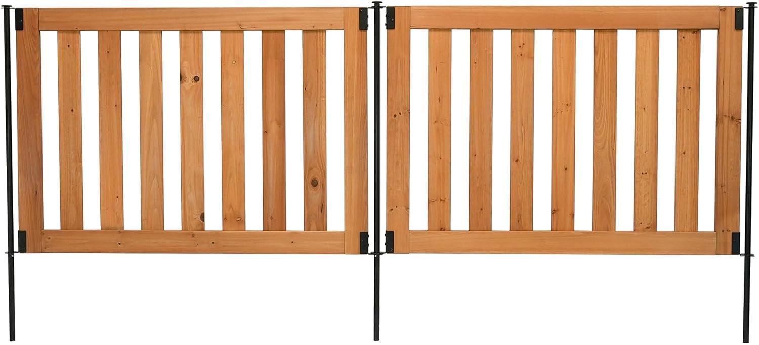 Zippity Outdoor Products ZP19075 Newberry Wood Fence 48” W x 32” H (2 Fence Panels)