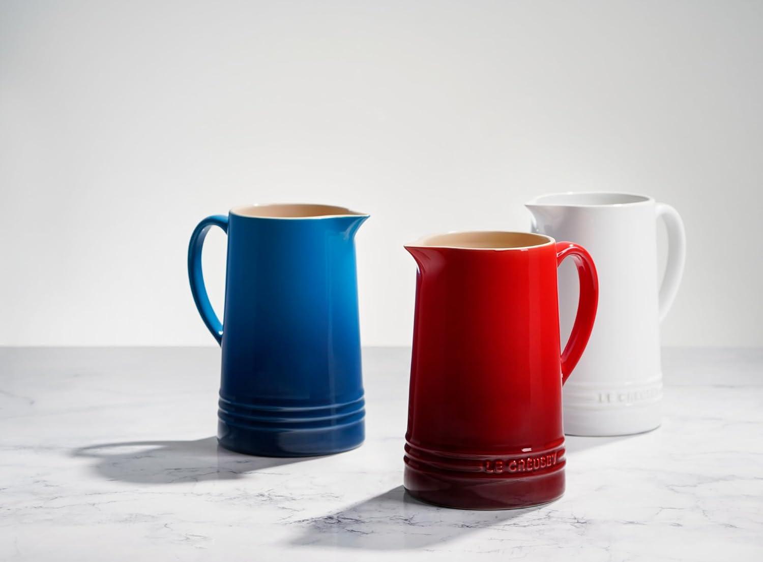 Le Creuset Le Creuset Stoneware Signature Pitcher 10 Oz. White