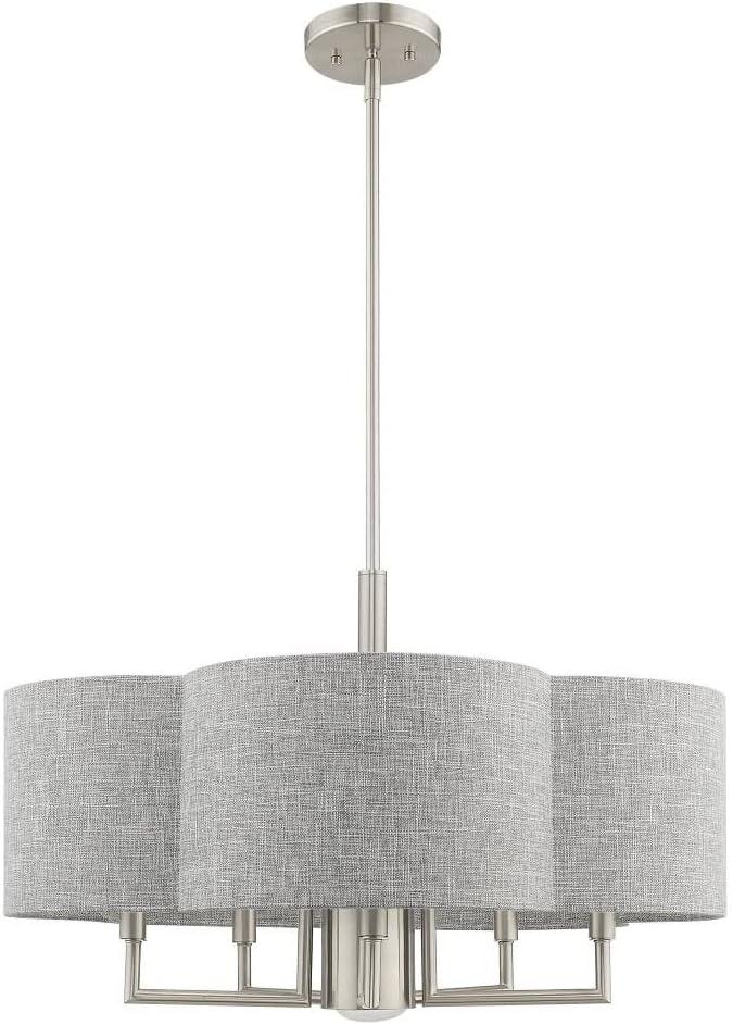 Livex Lighting Kalmar 5 - Light Chandelier in  Brushed Nickel