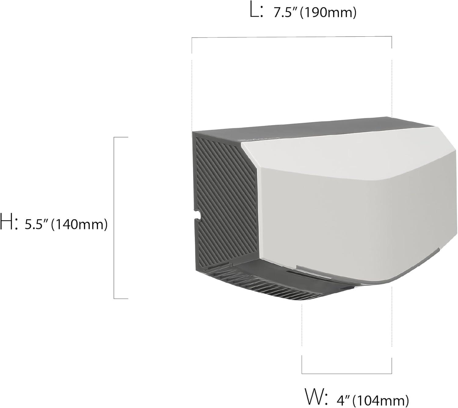 Hand Dryer for Home and Commercial Bathrooms - Compact Electric Hand Dryer | Automatic | Air blade | Plug in ready | Portable /w stand or Wall Mount | HEPA Filter | Touchless | UL Certified