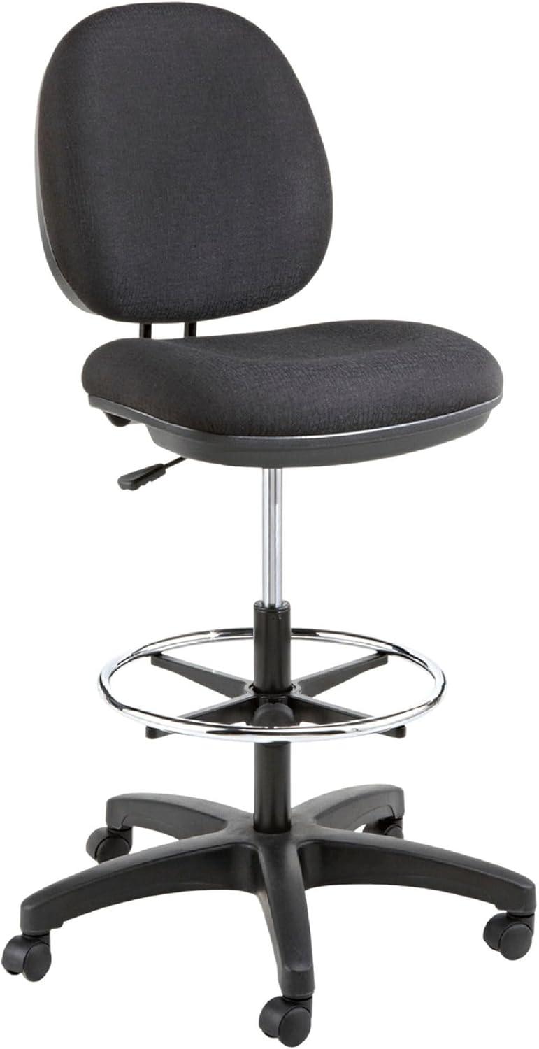 Alera Interval Series Swivel Task Stool 100% Acrylic Black IN4611