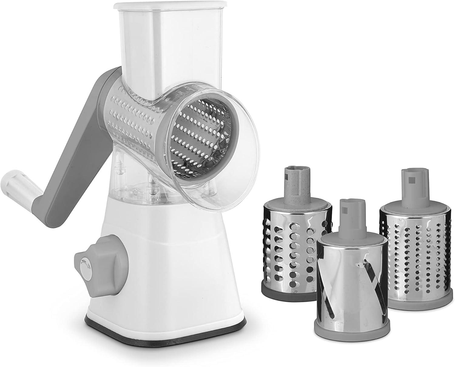 Eternal Eternal Rotary Grater And Slicer With 3 Barrels/blades