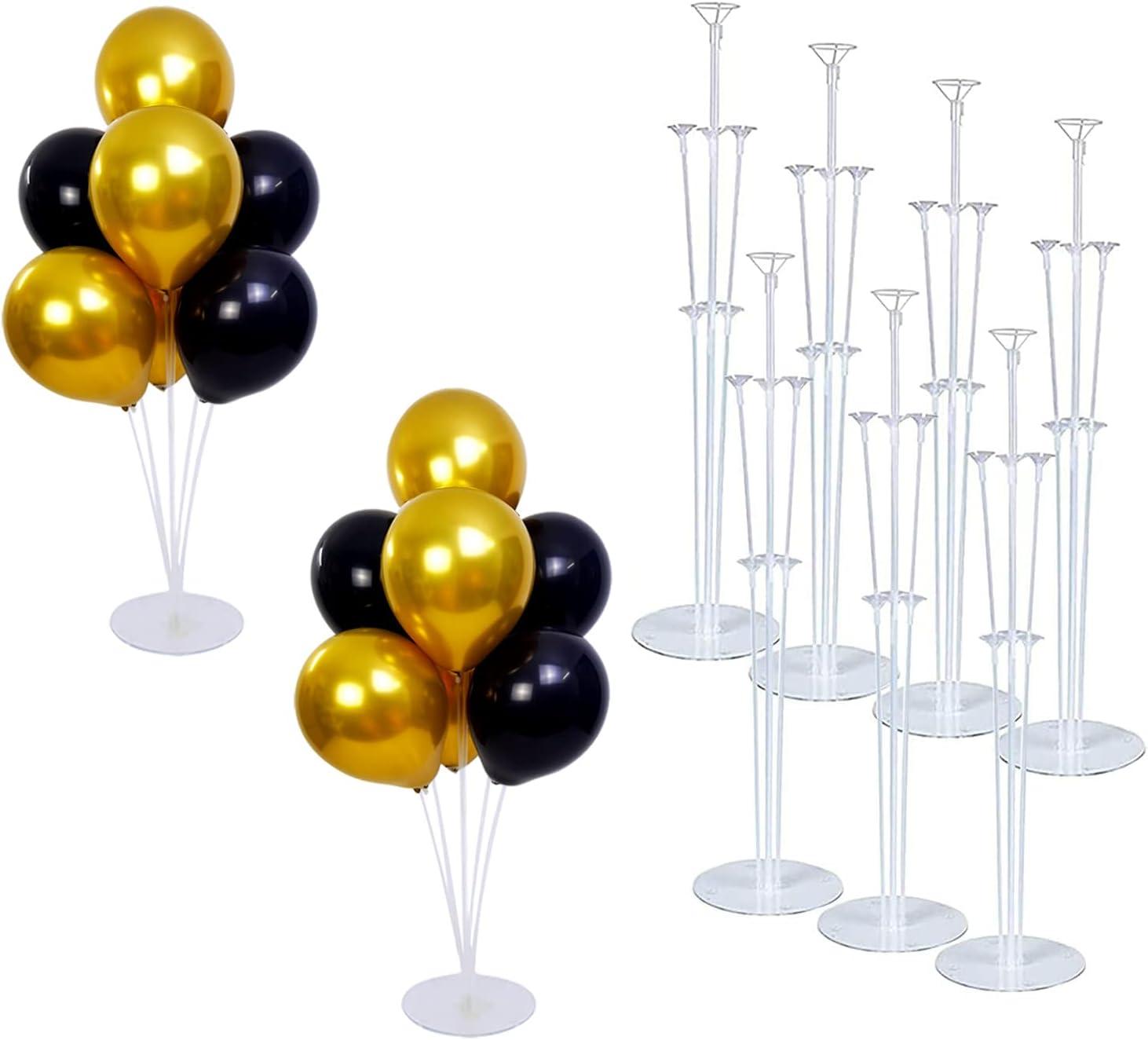 Balloon Stand Kit 7 Sets of Table Balloon Stand Holder Balloons Decorations for Party, Birthday Wedding Anniversary and other festive decorations