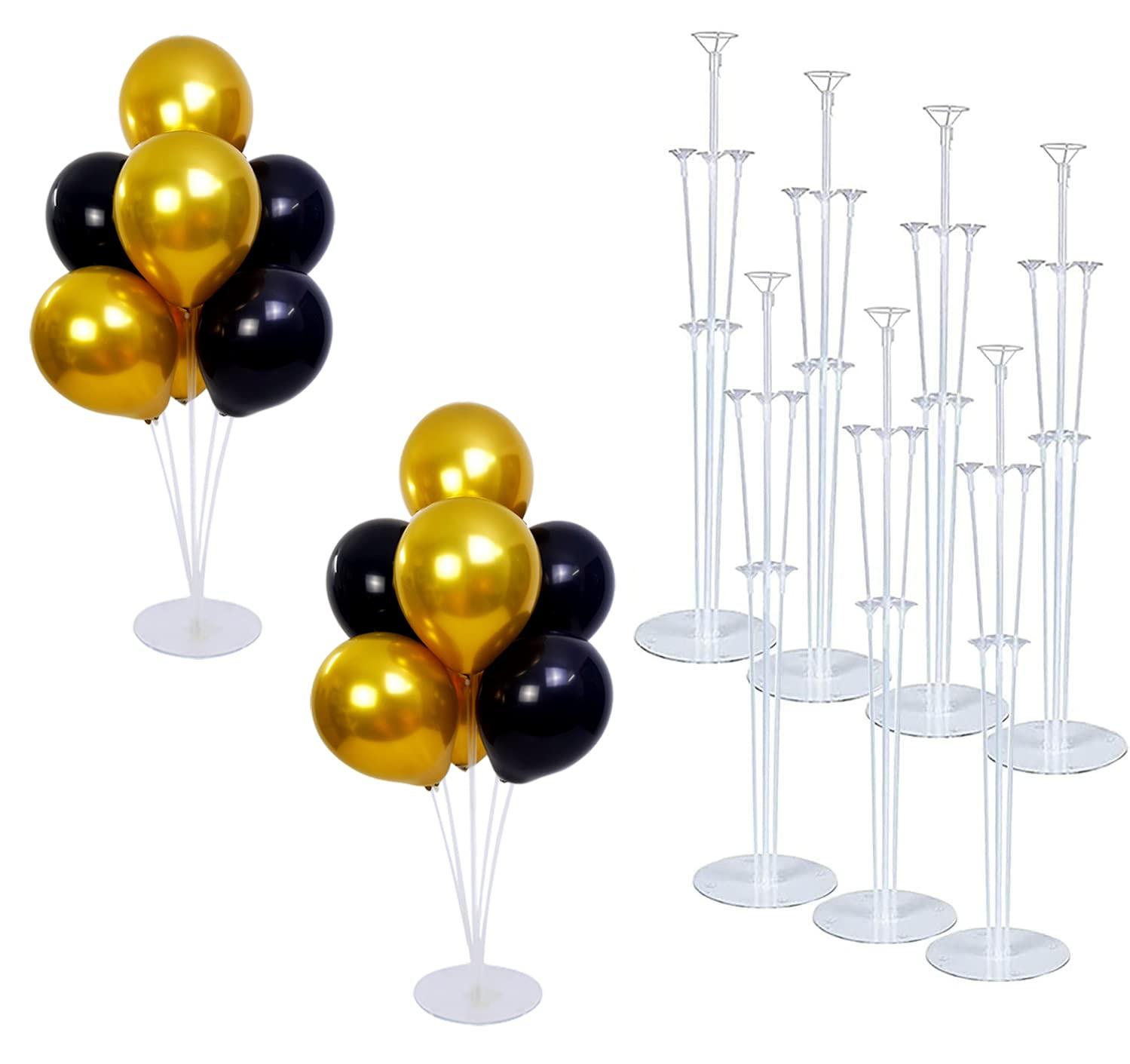 Balloon Stand Kit 7 Sets of Table Balloon Stand Holder Balloons Decorations for Party, Birthday Wedding Anniversary and other festive decorations