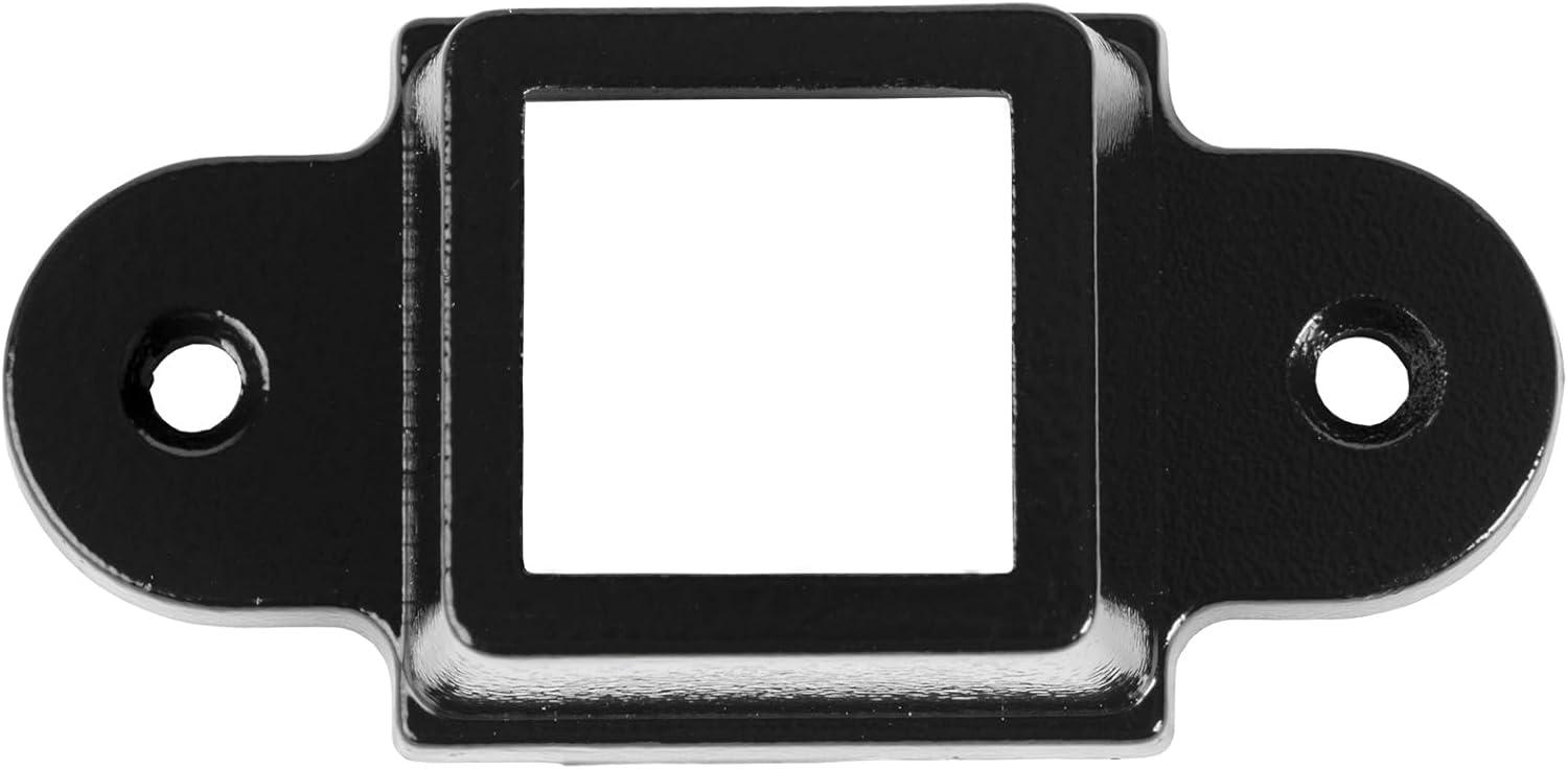 Legacy Collection Black Galvanized Steel Fence Mounting Bracket