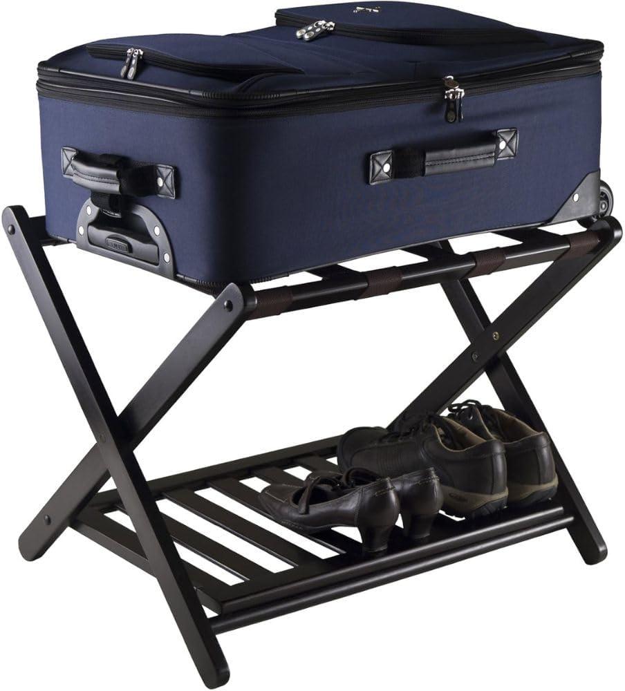Folding Wood Luggage Rack