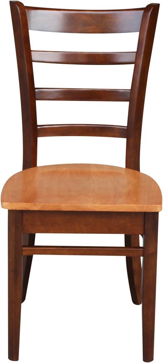 International Concepts Set of Two Emily Side Chairs