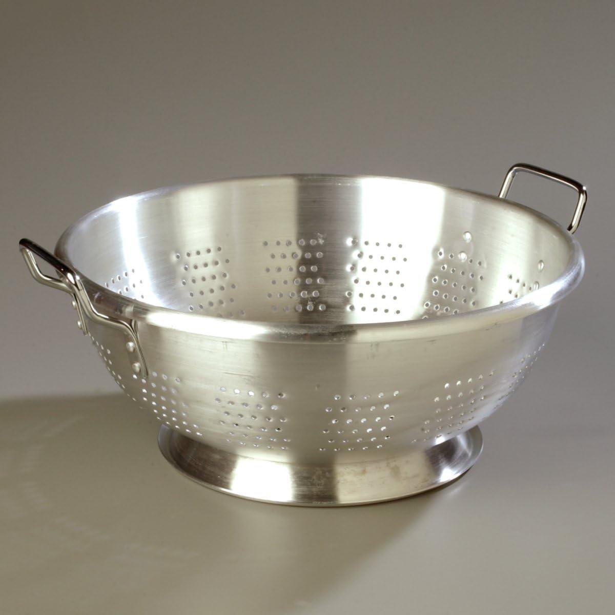 Carlisle 60280 Standard Weight 16 Qt. Aluminum Colander