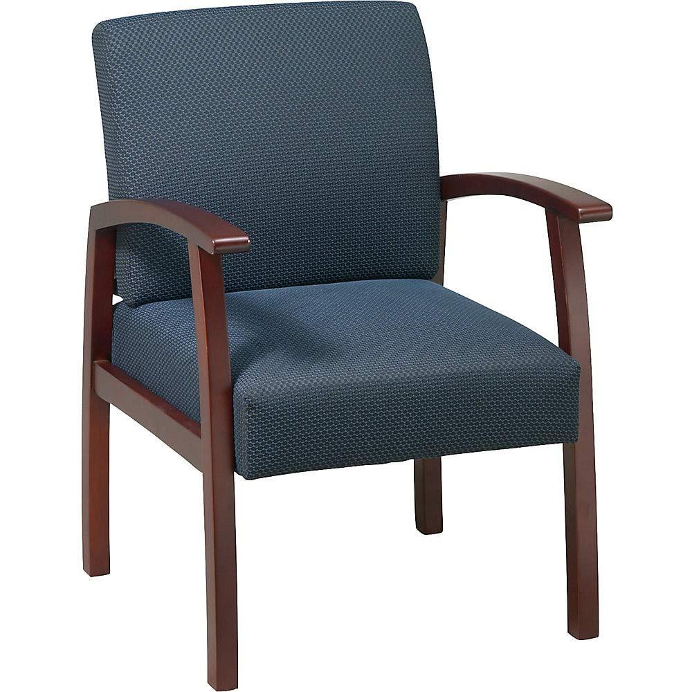 Lorell, Deluxe Guest Chair, 1 Each, Midnight Blue