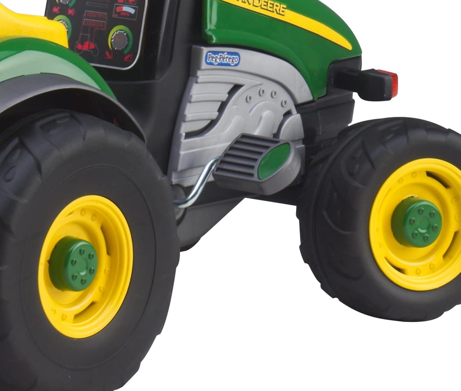 Peg Perego John Deere Farm Tractor and Trailer Pedal Ride-On
