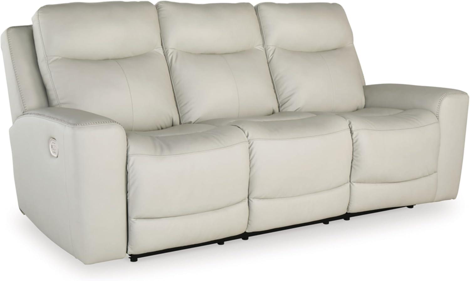 Ashley Furniture Mindanao Beige Power Reclining Sofa