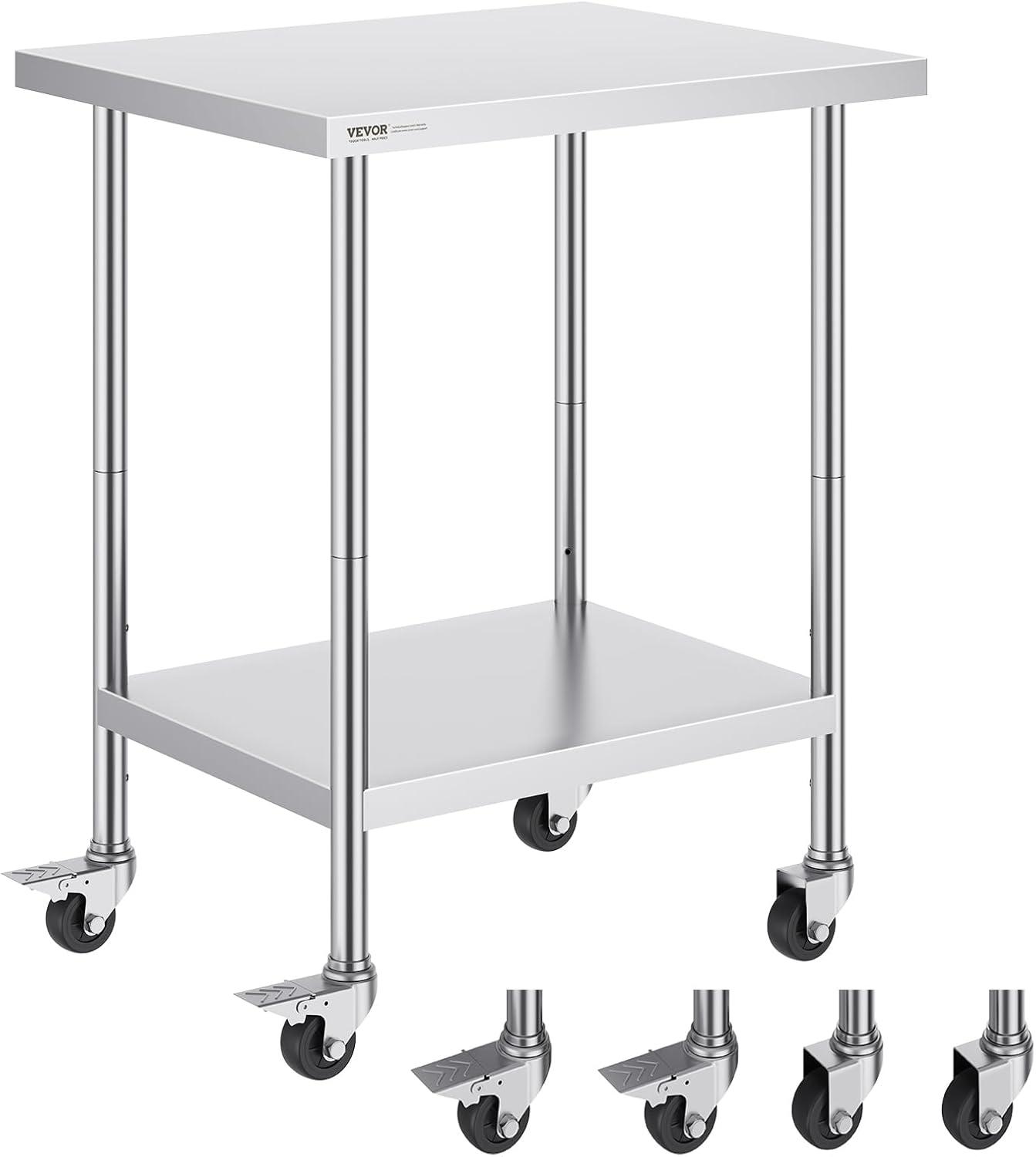 VEVOR Metal Kitchen Cart
