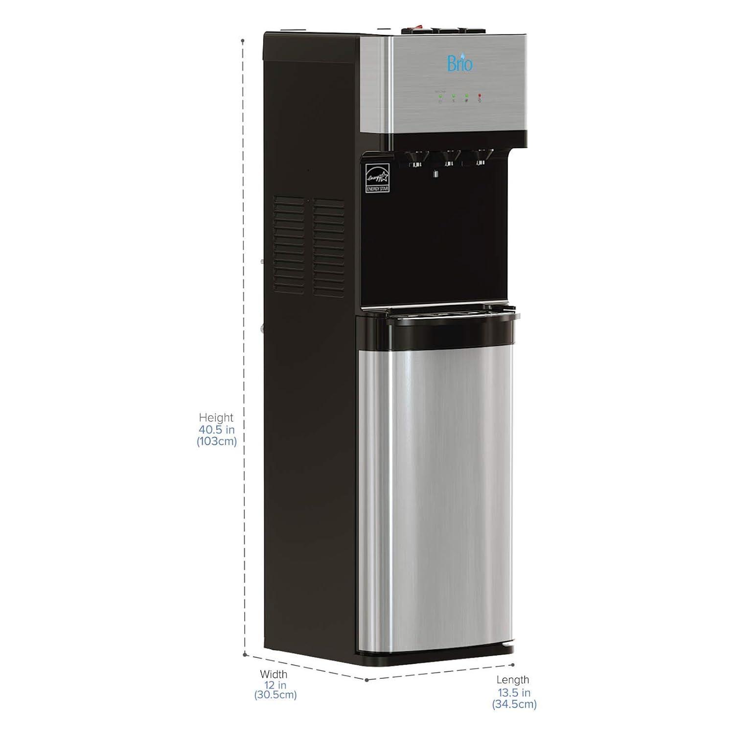 Brio Free Standing Bottleless Electric Filtered Water Dispenser