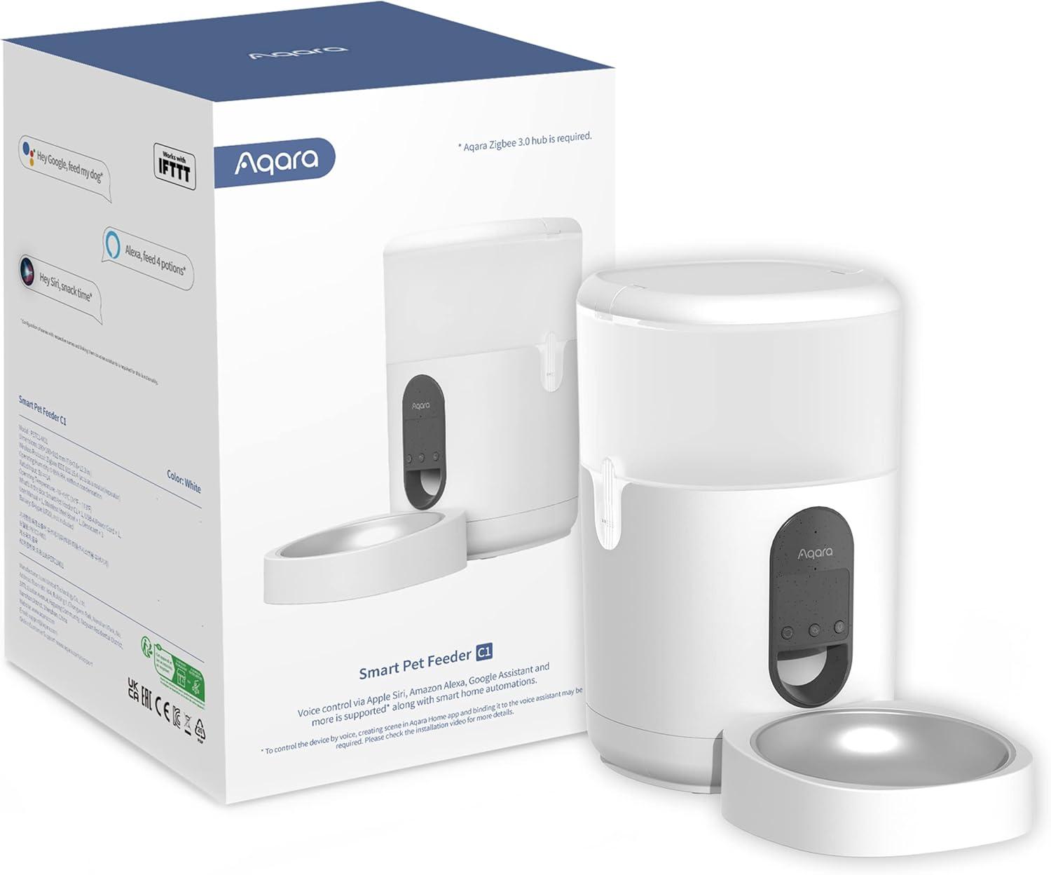 Aqara White Smart Pet Feeder C1 with App Control