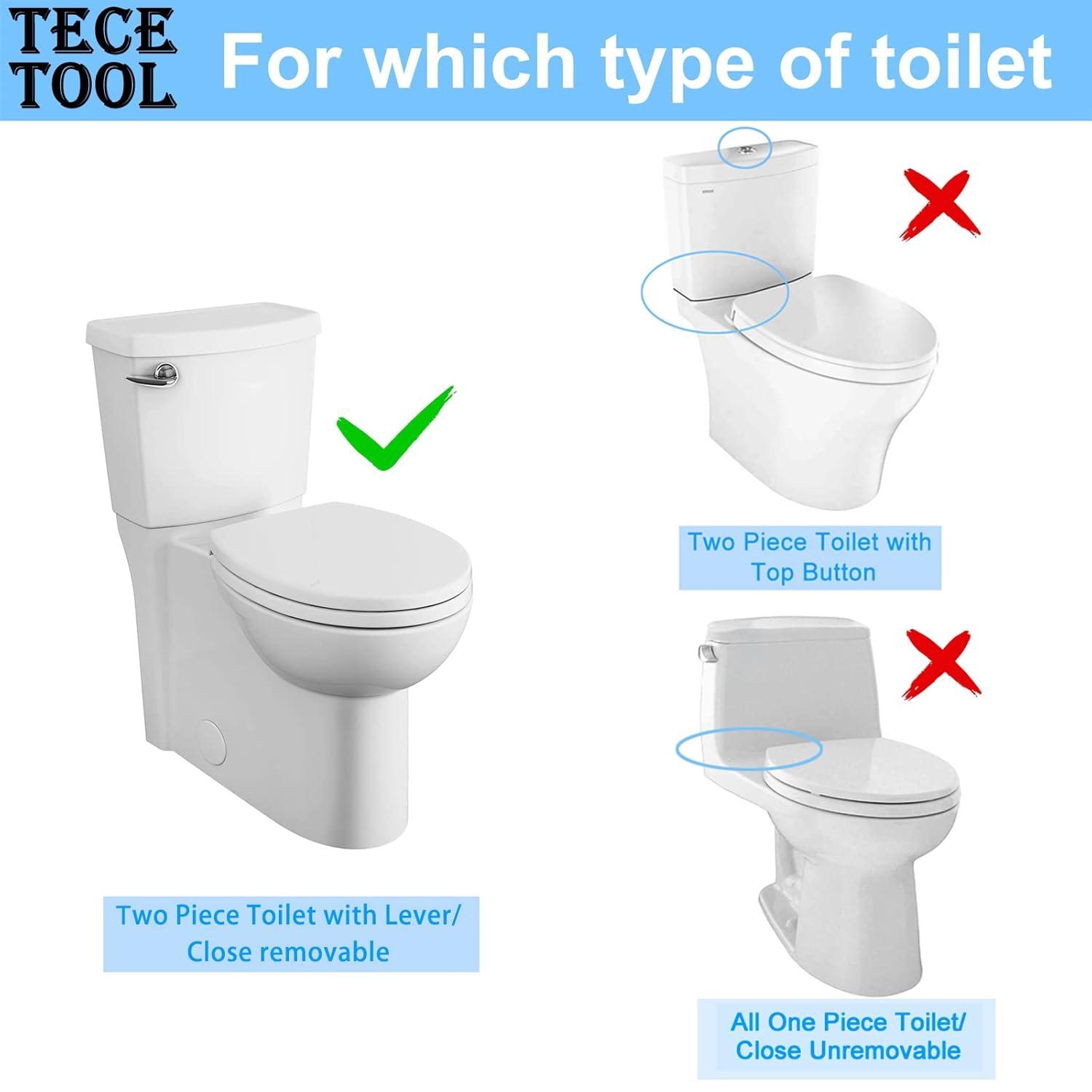 3-Inch Toilet Flush Valve Replacement 2-piece Toilet Tank Parts with Gasket and Bolts Fit for American Standard 738921-100.0070A Easy to Install High Performance Water-Saving