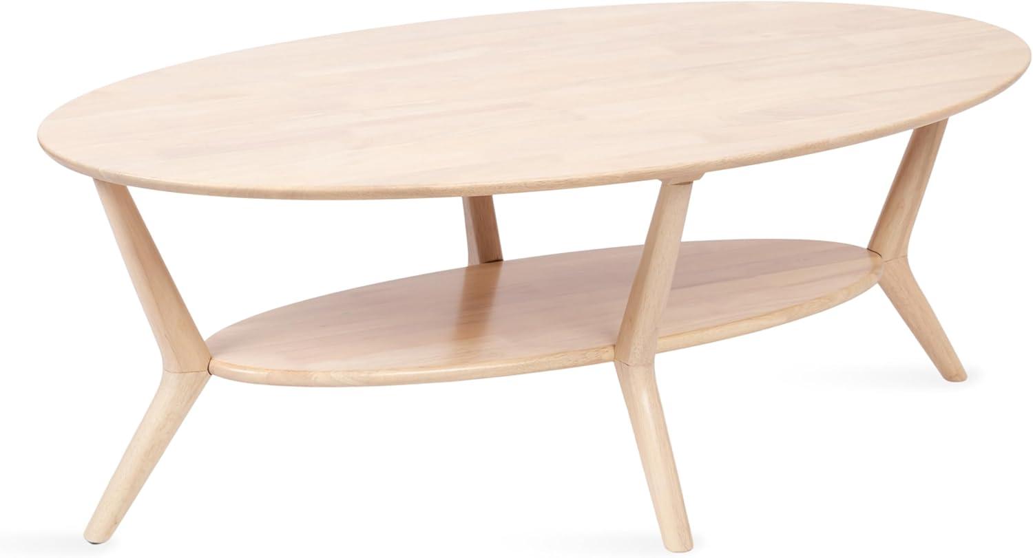 Kate and Laurel Nylah Oval Coffee Table