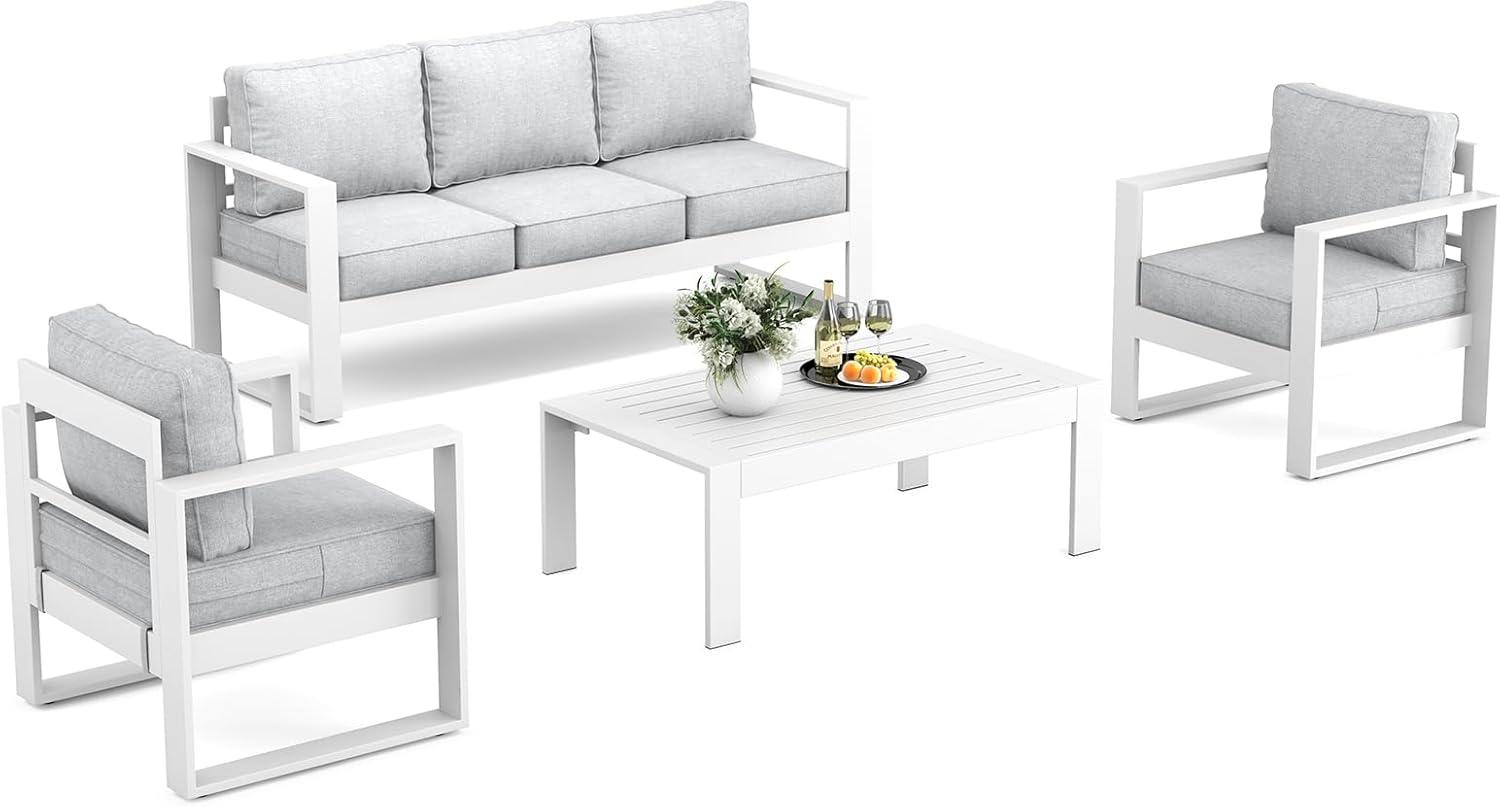 Standalone Product 73'' Metal Outdoor Patio Sofa