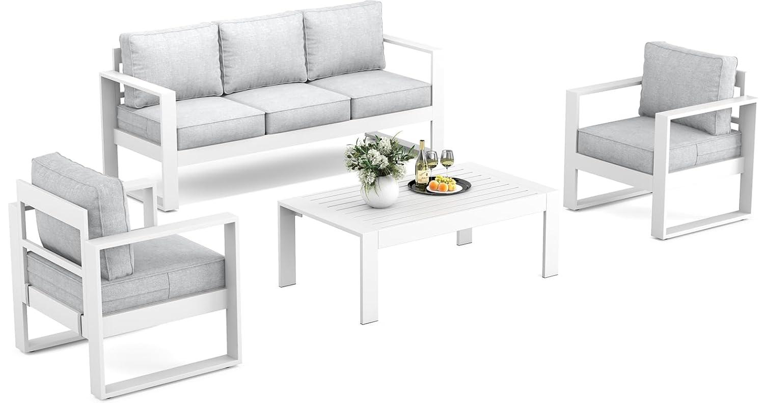 Standalone Product 73'' Metal Outdoor Patio Sofa