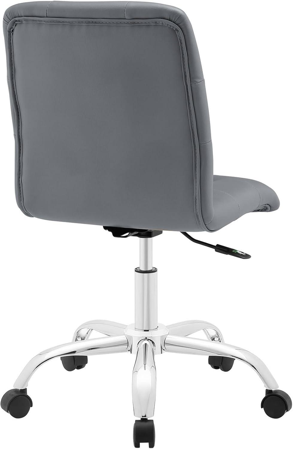 Modway Prim Armless Mid Back Office Chair