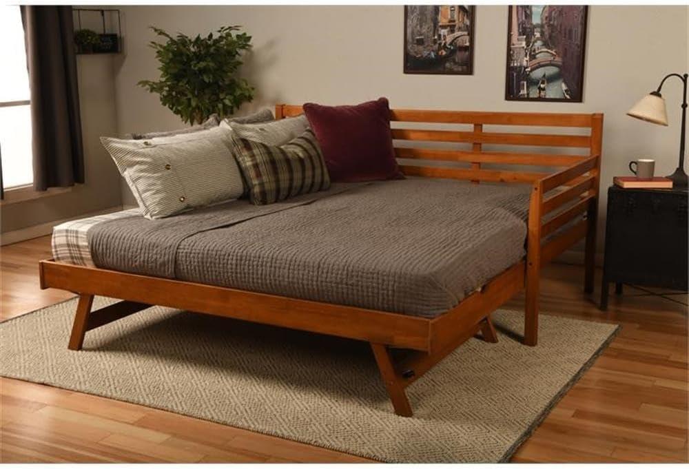 Kodiak Furniture Twin to King Size Daybed in Mahogany Wood