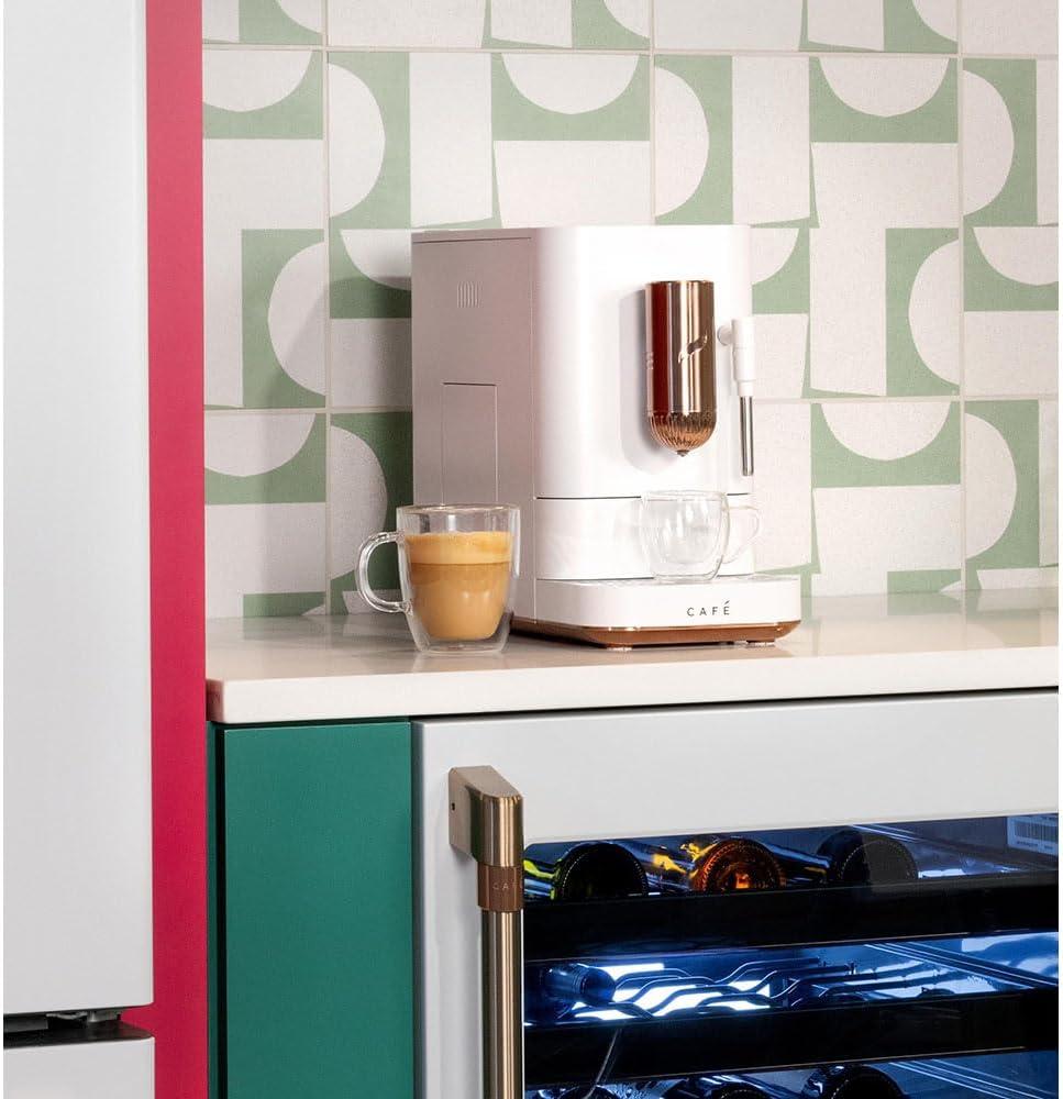 Café™ Matte White Affetto Automatic Espresso Machine