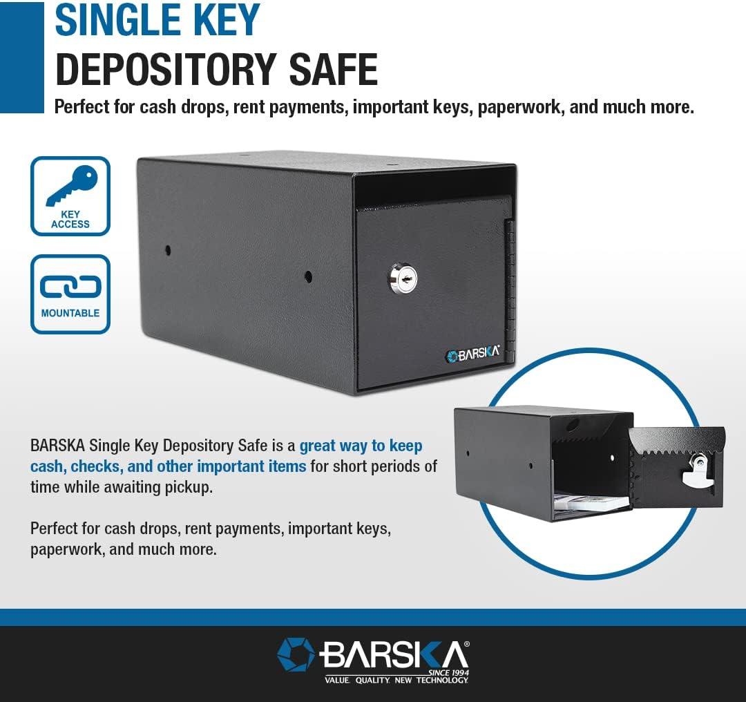 BARSKA Single Key Depository Safe