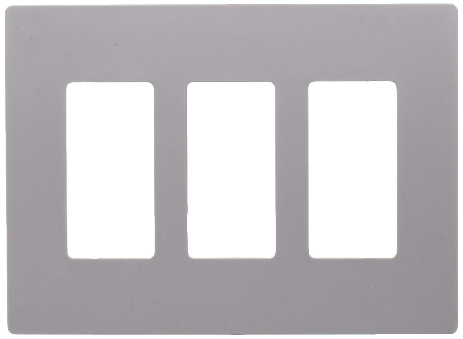 Legrand Radiant 3-Gang Decorator Rocker Screwless Wall Plate