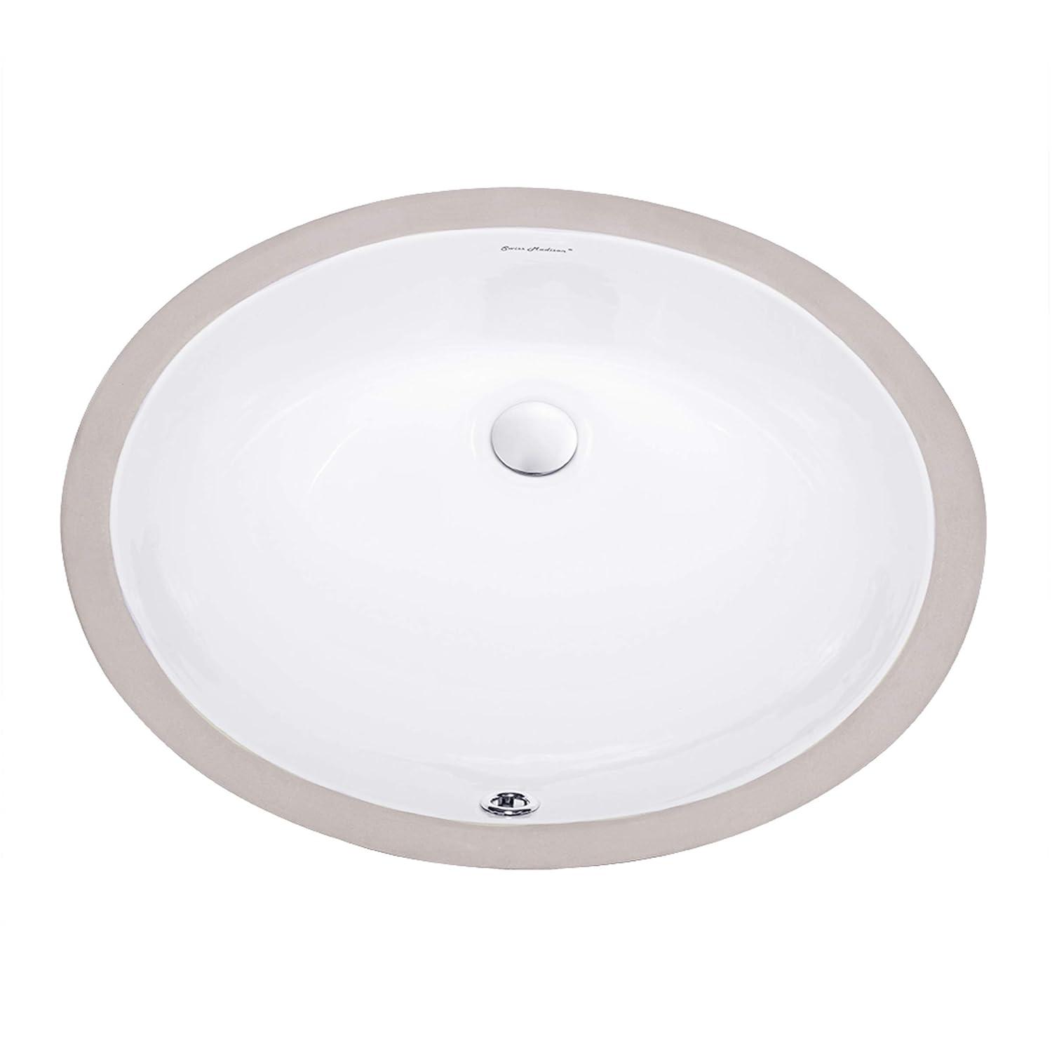 Monaco 19 Oval Under-Mount Bathroom Sink