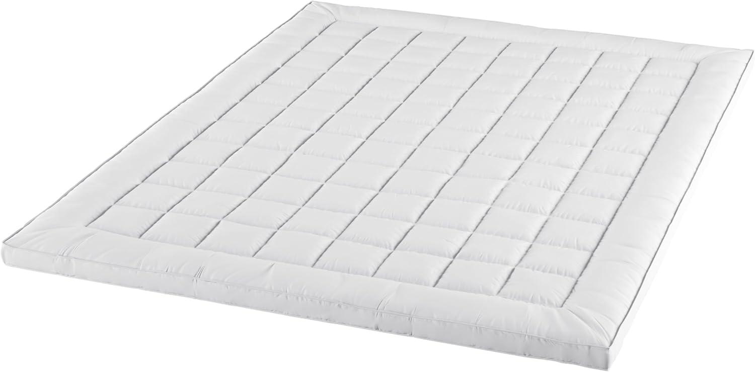 Queen Size White Hypoallergenic Down Alternative Mattress Topper